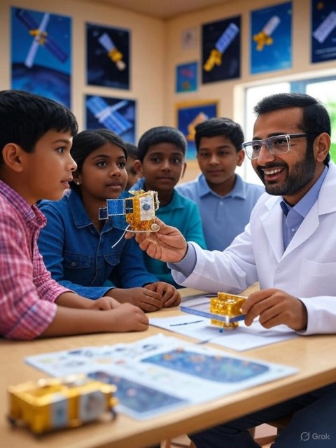 🚀 अंतरिक्ष में भारत की शानदार नेविगेशन सिस्टम – NavIC! 🌟