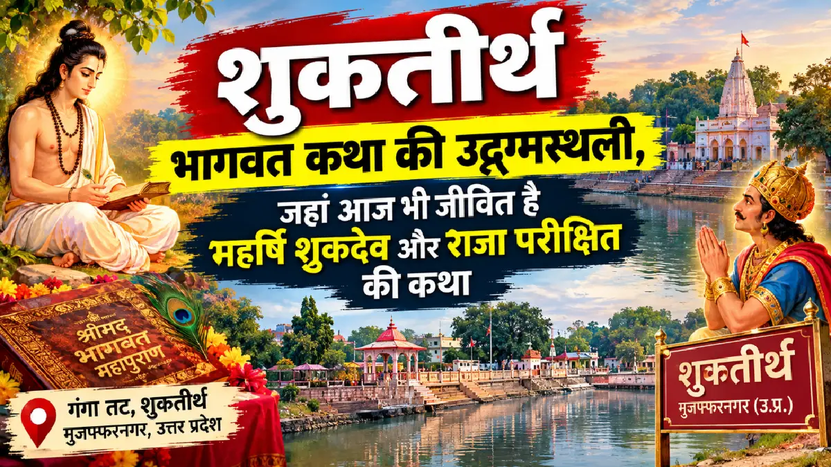 शुकतीर्थ: भागवत कथा की उद्गमस्थली, जहां आज भी जीवित है महर्षि शुकदेव और राजा परीक्षित की कथा